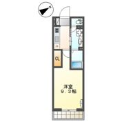 (仮称)大阪市住吉区長居新築アパートの間取り画像