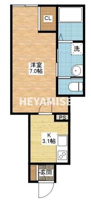 ボナール今津の間取り画像