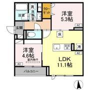 セレスティア荒川Nの間取り画像