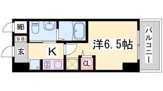 エステムコート神戸ハーバーランド前Ⅴアクアの間取り画像
