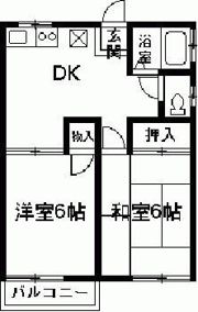 ファミーユカワイの間取り画像