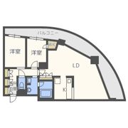 ドゥーエなんば南の間取り画像