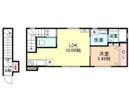 Clover OKUIの間取り画像