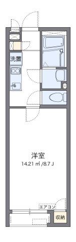 クレイノPOP花田の間取り画像