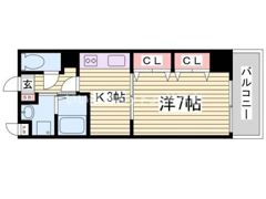 タカマツ神戸駅南通の間取り画像