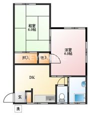 愛宕ハウスの間取り画像