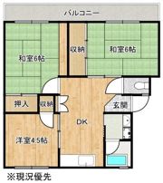 高田マンションの間取り画像