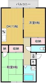 茨木ハイツの間取り画像