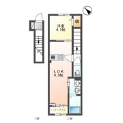 （仮）草津市草津3丁目新築アパートの間取り画像