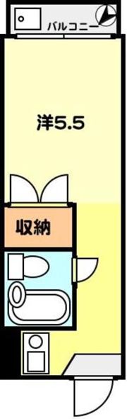 ナミキハイムの間取り画像