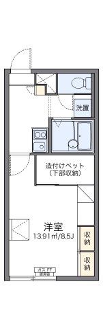 レオパレスシャスティMSの間取り画像