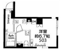 アヴァンタージュ恵比寿の間取り画像