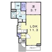 グランデ ニケ Ⅱの間取り画像