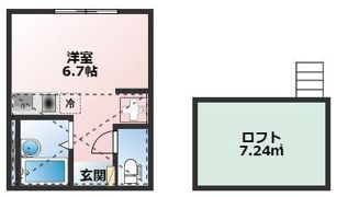 ヒルズ庚台の間取り画像