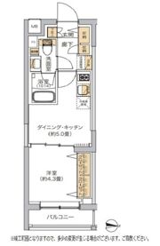 リビオメゾン湯島の間取り画像