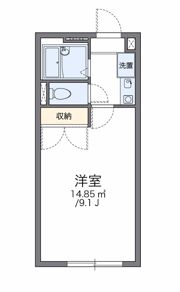 レオパレスメイプルハイム高野台1号館の間取り画像