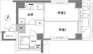 朝日プラザ吉野町の間取り画像