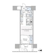 グランドシティタワー月島の間取り画像