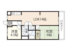 楠マンションBの間取り画像