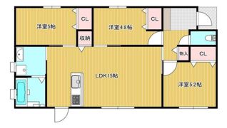 東畦(GA様)平屋の間取り画像