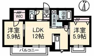 シャーメゾン元町の間取り画像