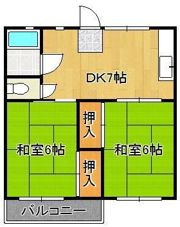 オアシス大谷の間取り画像