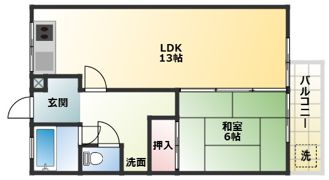 ニューシャルマンの間取り画像