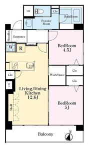 緑が丘マンションの間取り画像