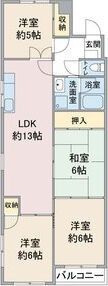 エクセル竹越の間取り画像