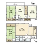 三山戸建の間取り画像