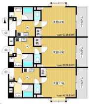 シェソワの間取り画像