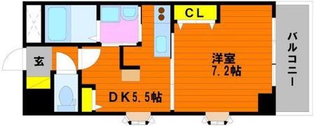ラフィーネ大供の間取り画像
