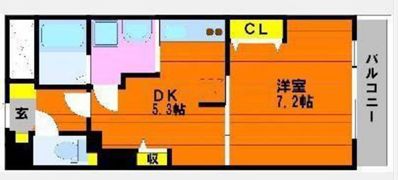 ラフィーネ大供の間取り画像