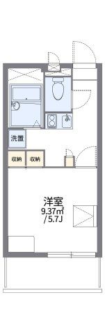 レオパレスユズの間取り画像