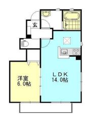 Calm Hills 6番館の間取り画像