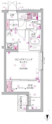 ベルシードステアー東日暮里Ⅱの間取り画像