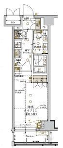 THE Grande regalo 東日暮里の間取り画像