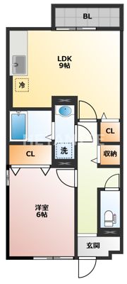 モナリエ池田新町の間取り画像
