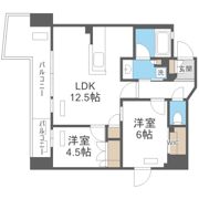 STANDZ四天王寺前夕陽丘の間取り画像