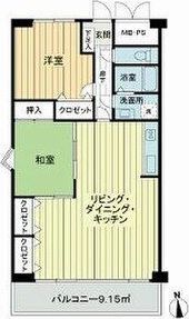 ライオンズマンション八事ガーデン弐番館の間取り画像