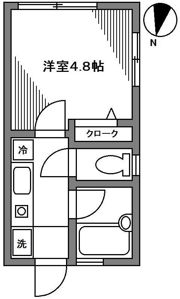 プラウド品川の間取り画像
