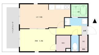 ノーブル日暮里の間取り画像