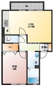ウィルモア宮小路 B棟の間取り画像