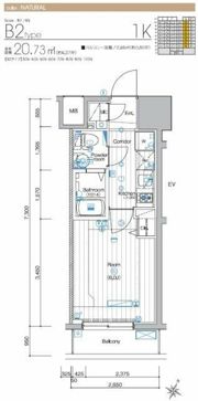SYNEX横濱阪東橋の間取り画像