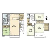 谷田部戸建の間取り画像