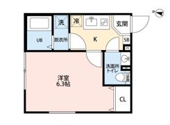 アザーレ・パッシオ大口Aの間取り画像