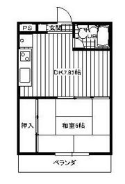 ロイヤルコート花菱の間取り画像
