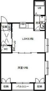 代栄パレスNo.22の間取り画像