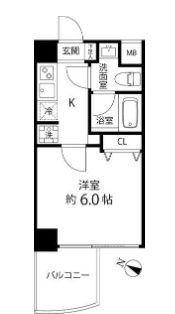 マーレ横浜白金の間取り画像