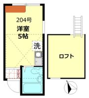 サンハイツ平井の間取り画像
